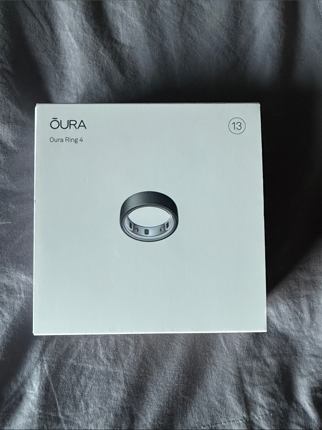 Oura Ring 4 Matte Gray Ring